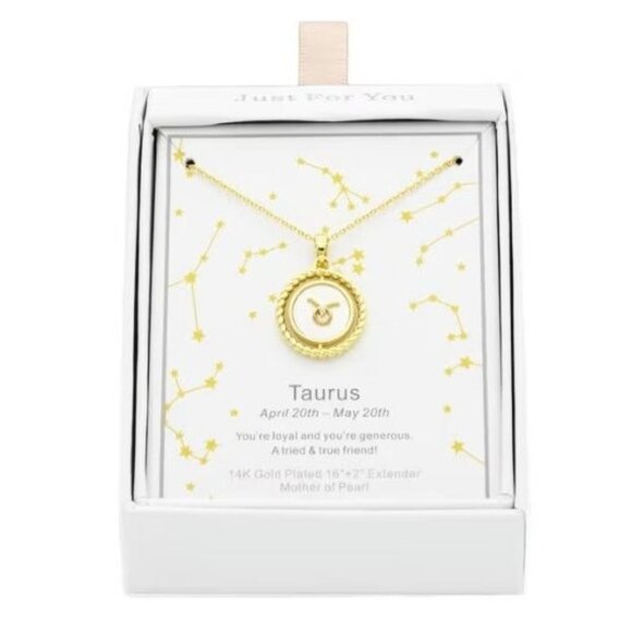 Initially Yours Zodiac TAURUS Pendant Necklace - Picture 1 of 6